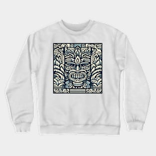 Blue Tiki god for Your Tiki Vibes Crewneck Sweatshirt